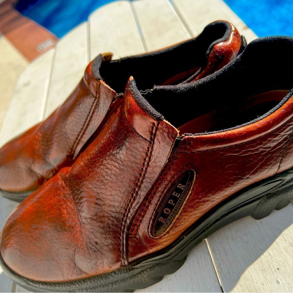Roper Performance Slip-On Mahogany Browncasual Sh… - image 6